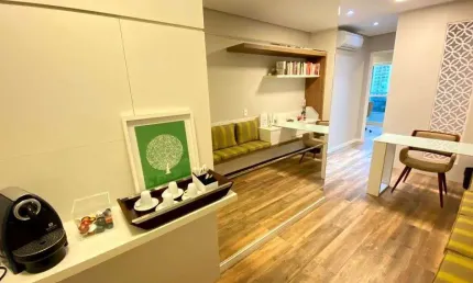 Sala comercial à venda em condomínio na chácara santo antônio - 47m², 2 banheiros e 1 vaga de garagem