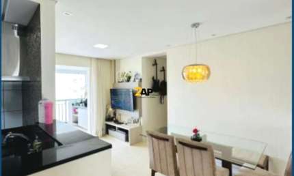 Apartamento à venda na Vila Andrade, São Paulo-SP: 2 quartos, 3 salas, 1 banheiro, 1 vaga de garagem, 55m² de área.