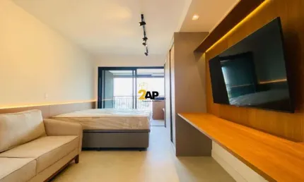Apartamento Studio mobiliado a venda no Brooklin com 33m²