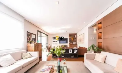 Apartamento de luxo em Moema Índios, São Paulo-SP: 4 quartos, 2 suítes, 3 salas, 5 banheiros, 4 vagas, 220m² - Venda ou Locação!