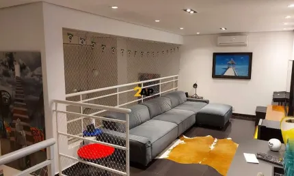 Aluguel de cobertura de luxo na Vila Cruzeiro, São Paulo-SP: 3 quartos, 3 suítes, 4 salas, 5 banheiros, 3 vagas de garagem, 195m²!