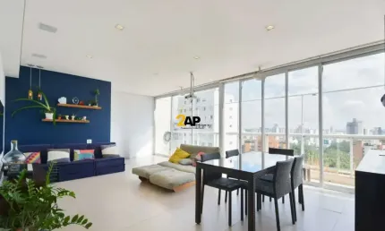 Cobertura duplex para venda na vila madalena: 2 quartos, 1 suíte, 3 banheiros, 2 vagas de garagem