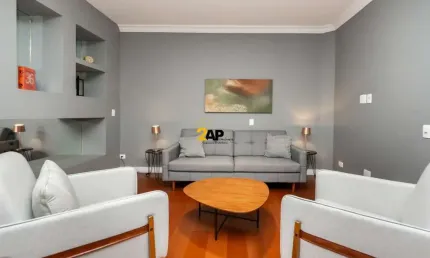 Luxuoso apartamento à venda no Itaim Bibi, São Paulo-SP: 3 quartos, 3 suítes, 3 salas, 4 banheiros, 2 vagas, 163m².