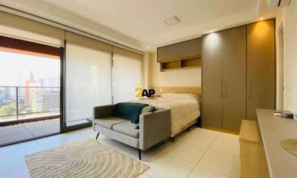 Apartamento Studio para venda e locação no Brooklin , 1 dormitório, 1 vaga com 41 m²