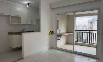 Apartamento para locação na Vila Andrade, São Paulo-SP: 2 quartos, 1 banheiro, 1 vaga de garagem, 54m² de área.
