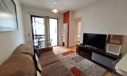 Apartamento para venda no Brooklin Paulista, 2 quartos, 1 banheiro, 1 vaga de garagem, 52m². Venha conferir!