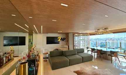 Imóvel espetacular no brooklin: apartamento de 3 quartos, 3 suítes, 5 banheiros, 2 vagas de garagem e 147m² de área!