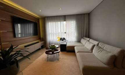 Apartamento de 74m² à venda ou locação no Panamby: 2 quartos, 1 suíte, 2 vagas de garagem.