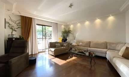 Impecável apartamento de 4 quartos e 2 suítes na Indianópolis, São Paulo - 180m², 3 salas, 5 banheiros e 3 vagas de garagem!