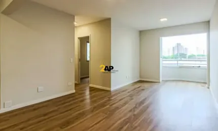 Apartamento reformado a venda no brooklin, 1 dormitório, 1 vaga de garagem com 51m² .