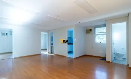 Locação de sala comercial no brooklin paulista, são paulo-sp: 3 salas, 1 banheiro, 3 vagas de garagem, 90m²
