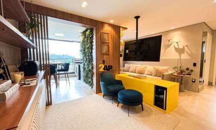 Imperdível oportunidade de adquirir apartamento de 2 quartos e 1 suíte em Santo Amaro, São Paulo-SP, com 3 salas, 2 banheiros, 2 vagas de garagem e 84,00 m² de área.