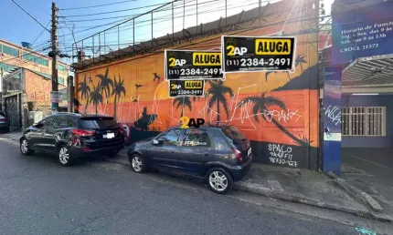Galpão comercial 300m2 para locação no campo limpo, jardim bom refúgio: 2 salas, 2 banheiros, 4 vagas.