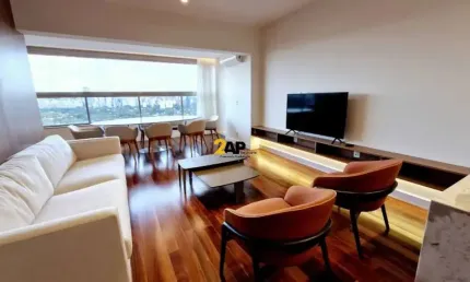Apartamento à venda em pinheiros, são paulo-sp: 1 quarto, 1 suíte, 1 banheiro, 1 vaga - 66m² mobiliado.