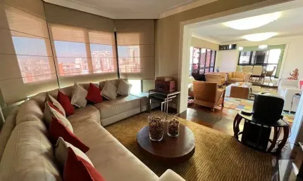 Incrível apartamento de luxo para venda ou locação na Vila Andrade, São Paulo-SP: 2 suítes, 5 banheiros, 5 vagas, 305m²