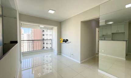 Apartamento para locação: 2 quartos, 1 banheiro, 1 vaga de garagem na Vila Andrade, São Paulo-SP - 51,00 m² de área.
