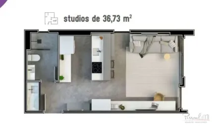 Apartamento com 1 quarto à venda na Rua Professor Simão José Hess, Trindade, Florianópolis por R$ 878.075