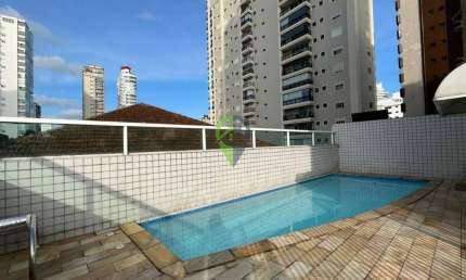 Apartamento tipo garden para locação no Gonzaga, em Santos