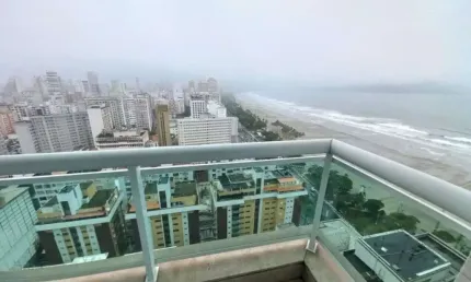 Apartamento alto padrão - à venda - 4 suítes - vista mar - gonzaga/santos