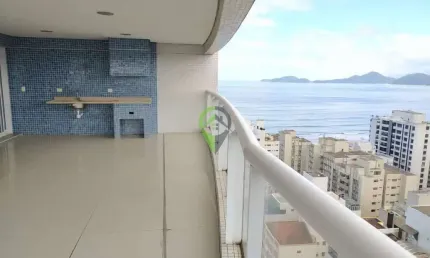 Vista mar -apartamento - 4 dormitórios à venda, 255 m² - aparecida - santos/sp