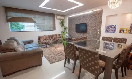 Casa sobreposta alta duplex com 4 quartos à venda no campo grande, em santos.