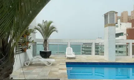 Cobertura à venda, 258 m² - Piscina - 4 dormitórios -Vila Guilhermina - Praia Grande/SP