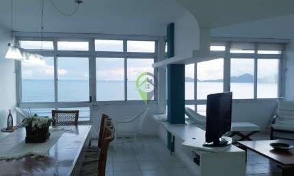 Apartamento vista mar à venda, 130 m² 1 vaga por R$ 1.300.000,00 - Embaré - Santos/SP