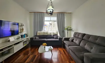 Apartamento 104m² com 2 dormitórios e garagem fechada à venda no boqueirão - santos/sp