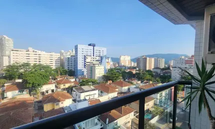Apartamento com 3 quartos à venda na Rua Enguaguaçu, Ponta da Praia, Santos