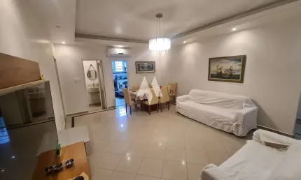 Apartamento na segunda quadra da praia em santos | 136m² | 3 quartos | elevador privativo | boqueirão