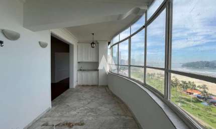 Apartamento frente mar com 4 Quartos 3 Vagas à Venda no Itararé - São Vicente/SP