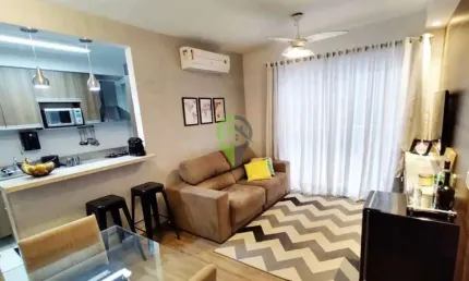 Apartamento com lazer completo, na quadra da praia do josé menino, em santos