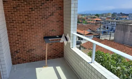 Apartamento Novo - 1 dormitório - vista livre - Vila Mirim - Praia Grande/SP