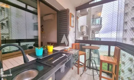Apartamento 3 dormitórios e 2 vagas demarcadas - boqueirão/ santos/sp
