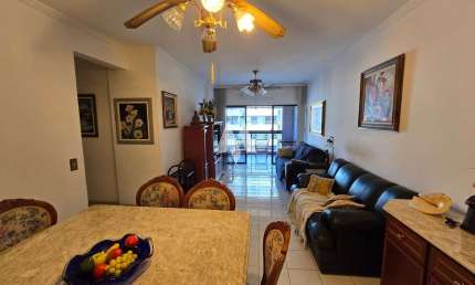 Apartamento em Aparecida, Santos/SP, 2 dormitórios + 1 reversivel 1 suíte 2 vagas vista mar