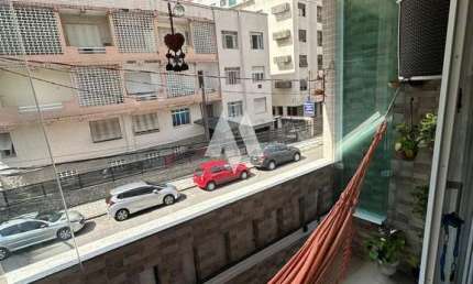 Apartamento para venda em Santos, POMPÉIA, 02 dormitórios, 01 suíte