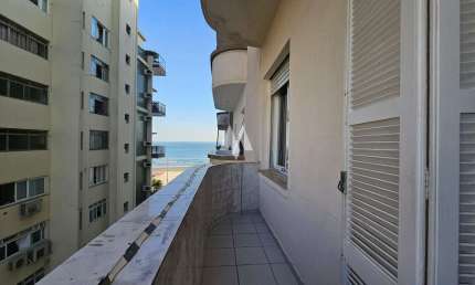 Santos Boqueirão- Apartamento a venda, 3 dormitórios s/vaga  frente mar
