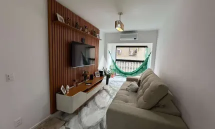 Apartamento à venda ou para locação - 129 m² - Campo Grande, Santos/SP