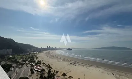 Apartamento 3 dormitórios - vista mar - itararé - são vicente