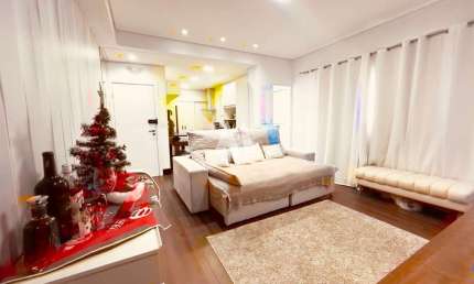 Apartamento á venda 3 dormitórios -  frente mar no José Menino – Santos