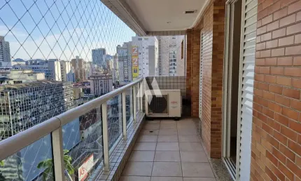 Apartamento  com 2 dormitórios á venda no gonzaga em santos