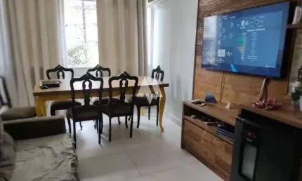 Apartamento á venda com 2 dormitórios 1 suite no Gonzaga em Santos