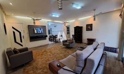 Apartamento com 3 quartos para alugar na Avenida Bartolomeu de Gusmão, Boqueirão, Santos