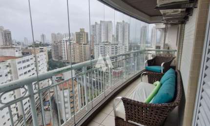 Apartamento com 3 quartos à venda na Avenida Rei Alberto I, Ponta da Praia, Santos