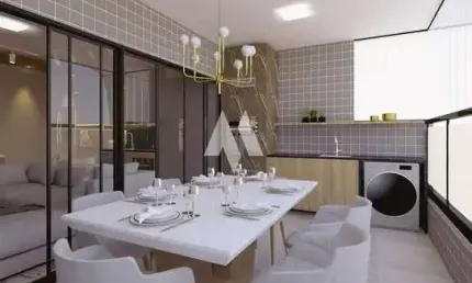 Obras aceleradas - Apartamento de 2 dormitórios sendo 1 suíte em Santos