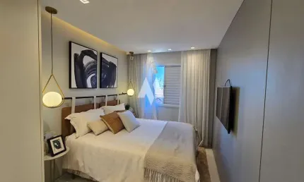 Apartamento em Marapé, Santos/SP -Apartameto Decorado - 2 dormitprios, 1 suíte