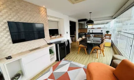 Apartamento à venda 3 dormitórios - PORTEIRA FECHADA em Boqueirão, Santos/SP