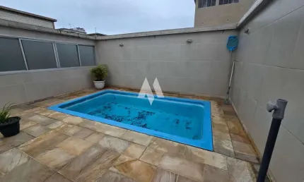 Cobertura  avenda Ponta da Praia 3 dormitórios, 1 suíte, 3 vagas, 1 fechada, piscina