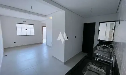 Casa nova com 2 dormitórios 2 suítes -  marapé  em santos