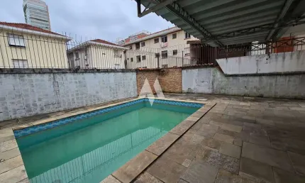 sobrado 4 dormitórios, 2 vagas, piscina, para locação